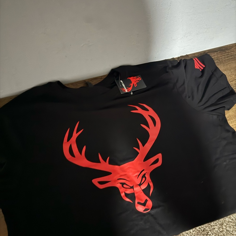 Black and Red Graphic Tee